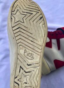 Red High-Top Sneakers