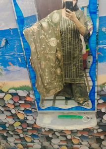 beautiful sharara suit with hvy gota patti work du