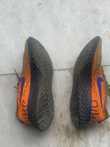 Nike Epic React Flyknit Running Shoes Orange/Blue