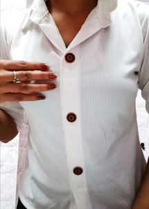 Denim Button-Down Jumper Dress