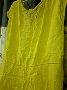 Lemon Yellow Aline Top
