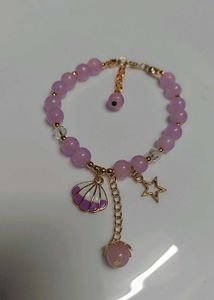Charm Bracelet with Shell and Star