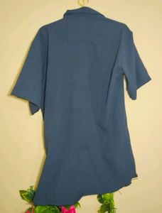 mens blue shirt