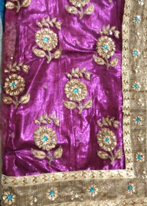 Elegant Purple Saree