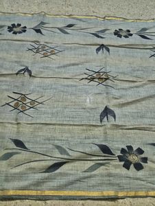 Hand-Painted Floral Dupatta