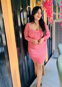 Pink Bodycon Mini Dress