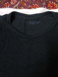 Black Graphic Tee - Size M
