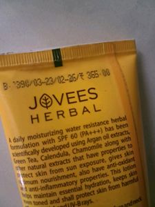 SPF 60 PA+++ Sunscreen From Jovees