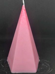 Pink Pyramid Candle