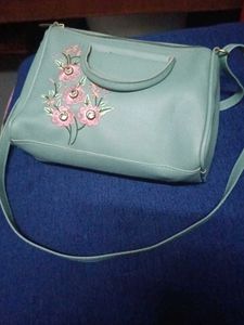 Floral Embroidered Crossbody Bag