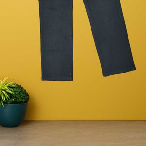 women black straight cargo jeans size 30 (O-47)