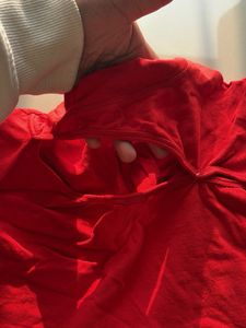 Red One-Shoulder Top