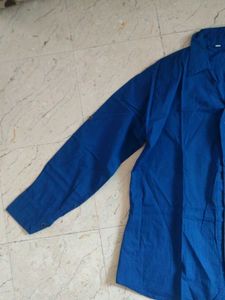 Navy Blue Cotton Shirt