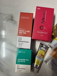 Skincare Face Wash Moisturiser Sunscreen