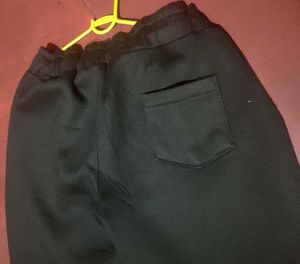 Winter Black Nightwear Windproof Material Pants