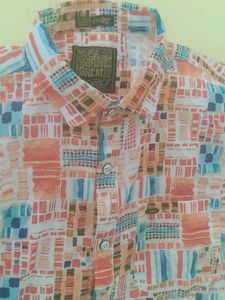 Patterned Men&#39;s Shirt