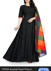 Black Top With Dupatta