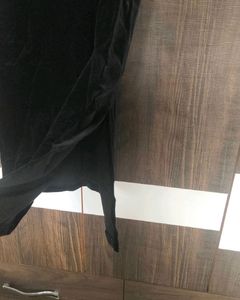 Party Wear Black Gown
