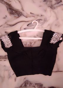 Black Party Wear Blouse