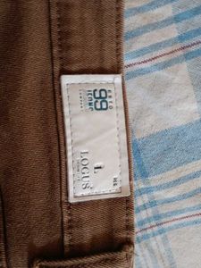 Brown Wide Leg Jeans