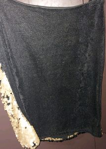 Shimmer Sleeveless Top, Party Wear