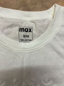 White MAX T-Shirt - A New One 💫