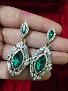 Emerald Green Earrings