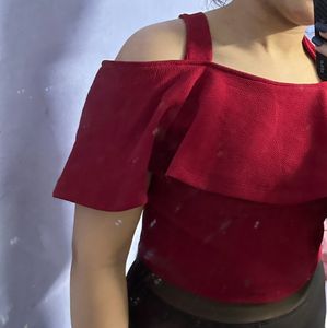💥30 Rs.Off💥 Sexy Maroon Top