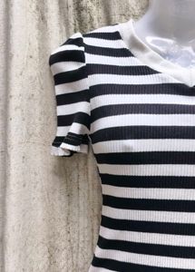 Striped Bodycon Mini Dress