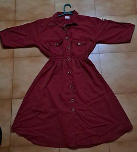 Collared Midi Dress
