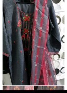 Kurta Pant Dupatta Set