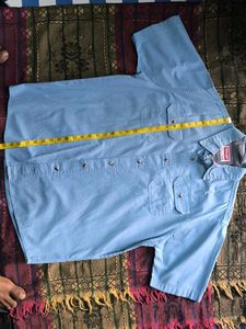 Wrangler Blue Short Sleeve Shirt