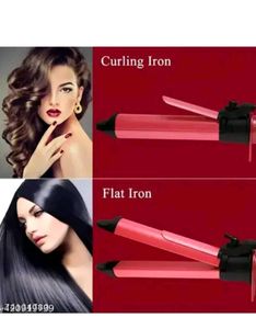 New straightener And Curler 2 In 1