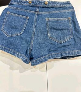 Denim Skort