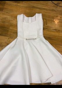 White Cindrella Frock Dress