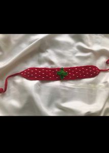 Crochet Strawberry Headband