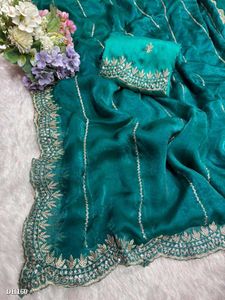 💟💕Heavy Fandy Silk Saree 💕💟