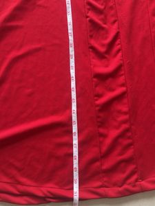 Red Sleeveless A-Line Dress