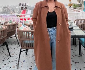 Elegant Tan Trench Coat