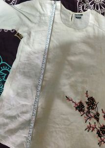White Long Top/Short Kurti|₹30 Off On Delivery