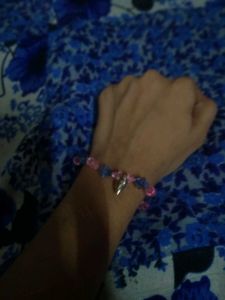 Pink &amp; Blue crystalBracelet