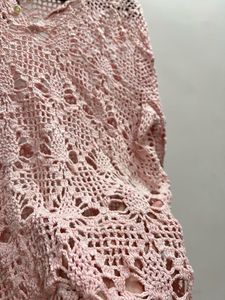 Crochet Pink Top