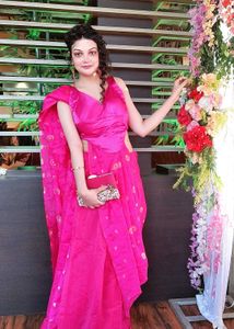 Rani Colour Jamdani Saree