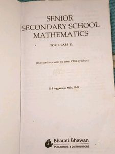 R.S Aggarwal Maths Book