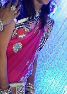 Elegant Embroidered Saree