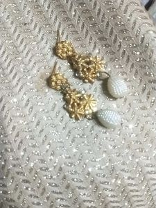 Elegant Gold-Tone Dangle Earrings