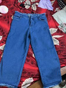 Navy Blue Jeans Stretchable