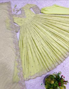 New Standard Beautiful Pakistani Gown Dress Inpote
