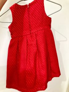Girl Red Party Dress