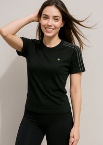 Adidas Originals Women’s Black Trefoil Tee